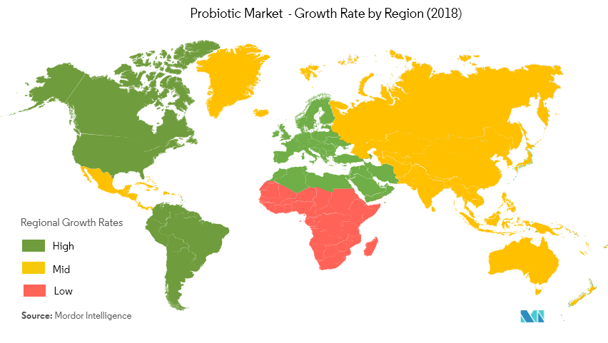 Global Probiotic Market Map